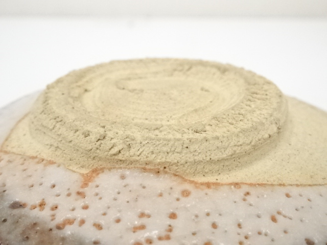 mf404⑫『鼠志野茶碗』　/骨董品 古美術 古道具 アンティーク mf404⑫『鼠志野茶碗』 /骨董品 古美術 古道具 アンティーク